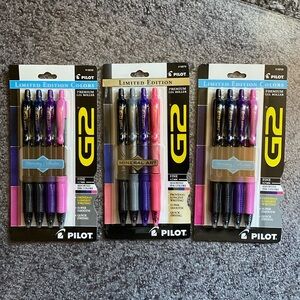 12 Limited Edition Pilot Premium Gel Roller Fine Tip Pens